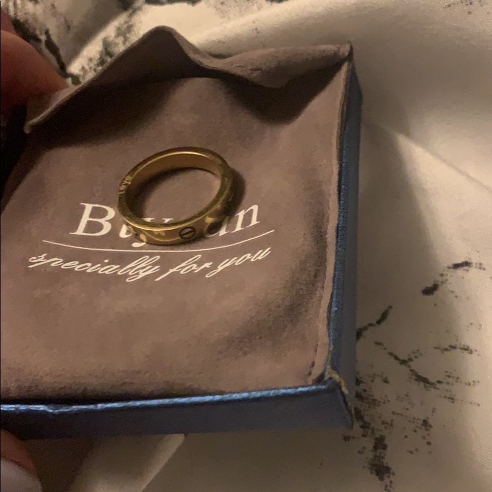 Love ring. Cartier inspired